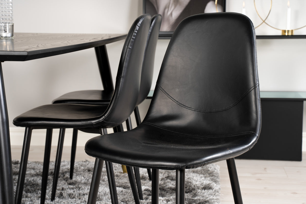 Venture Design Polar Matstolar 2-pack Svart