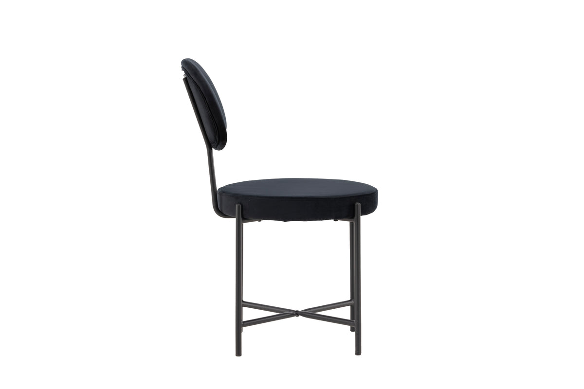 Venture Design Stella Matstolar 2-pack Svart