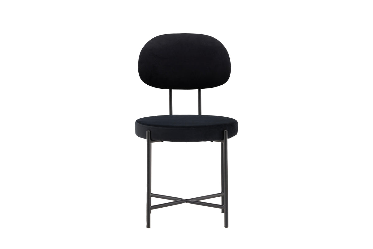 Venture Design Stella Matstolar 2-pack Svart