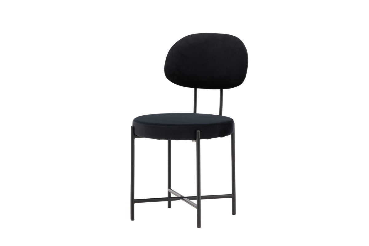 Venture Design Stella Matstolar 2-pack Svart