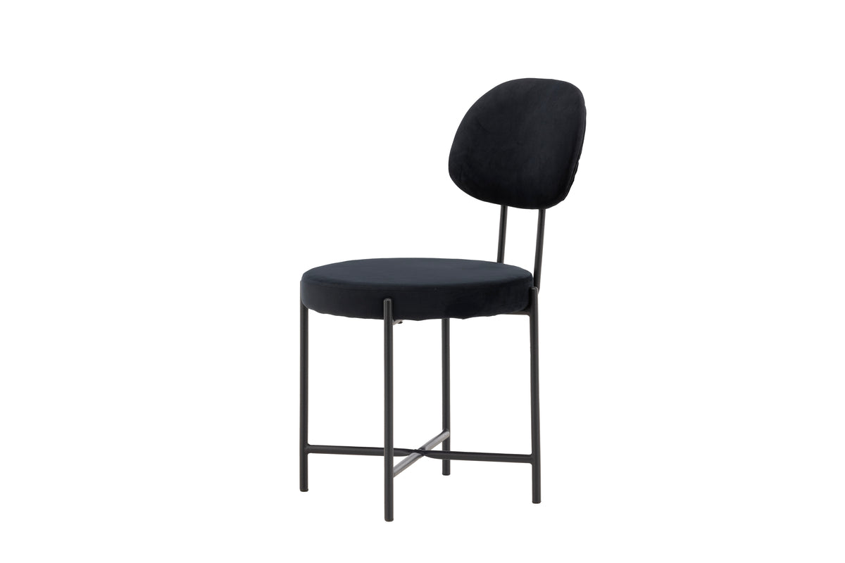 Venture Design Stella Matstolar 2-pack Svart