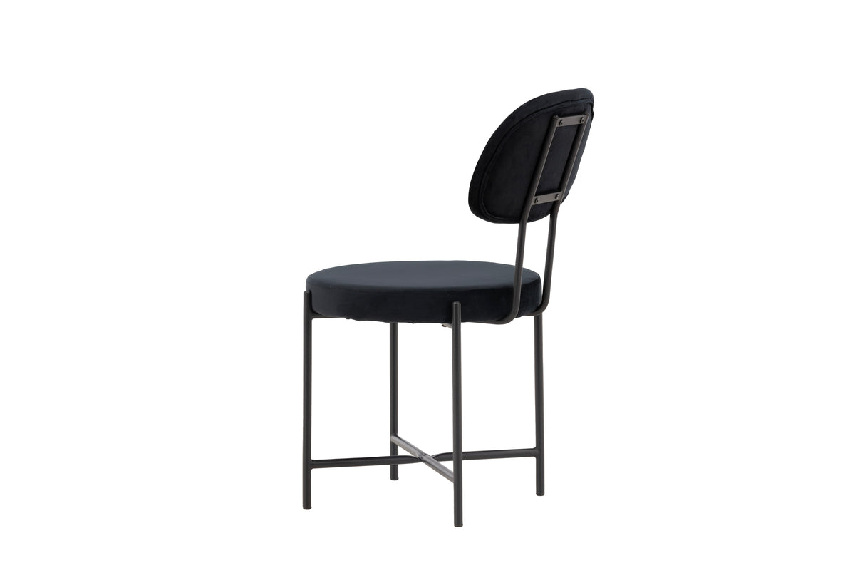 Venture Design Stella Matstolar 2-pack Svart