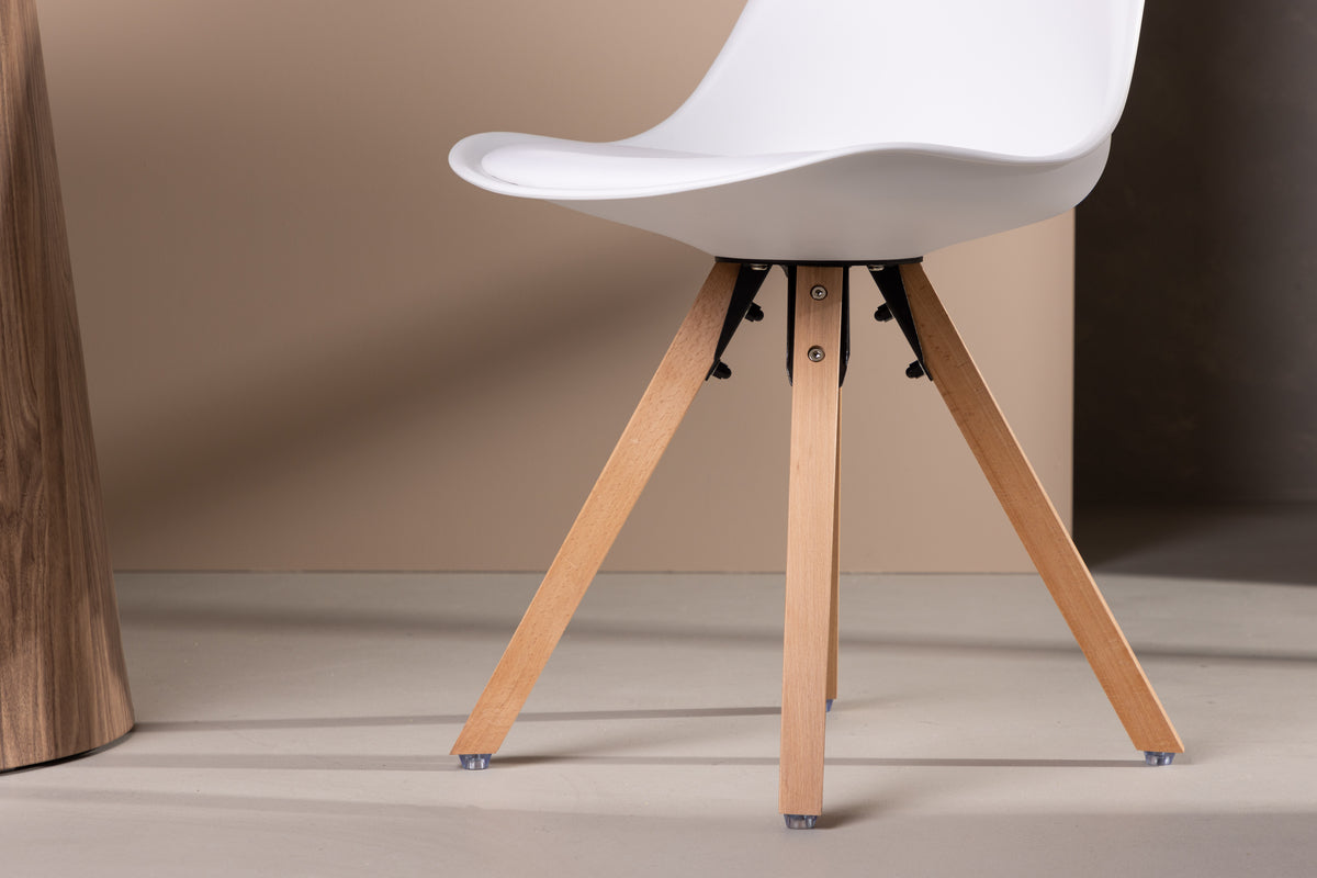 Venture Design Zeno Matstolar 2-pack Vit
