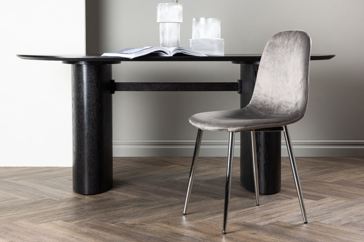 Venture Design Eva Matstolar 2-pack Ljusgrå