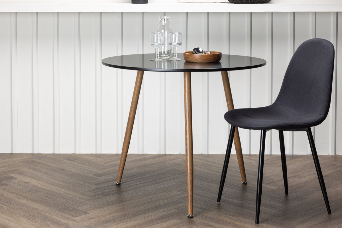Venture Design Polar Runda Matbord ⌀90 Svart