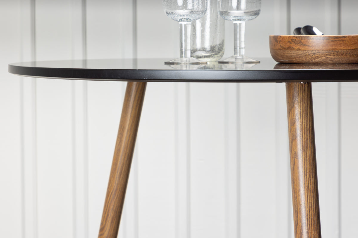 Venture Design Polar Runda Matbord ⌀90 Svart