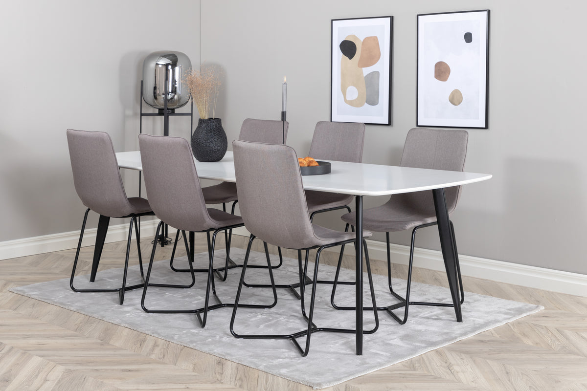 Venture Design X Matstolar 2-pack Grå