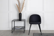 Venture Design Velvet Matstolar 2-pack Svart