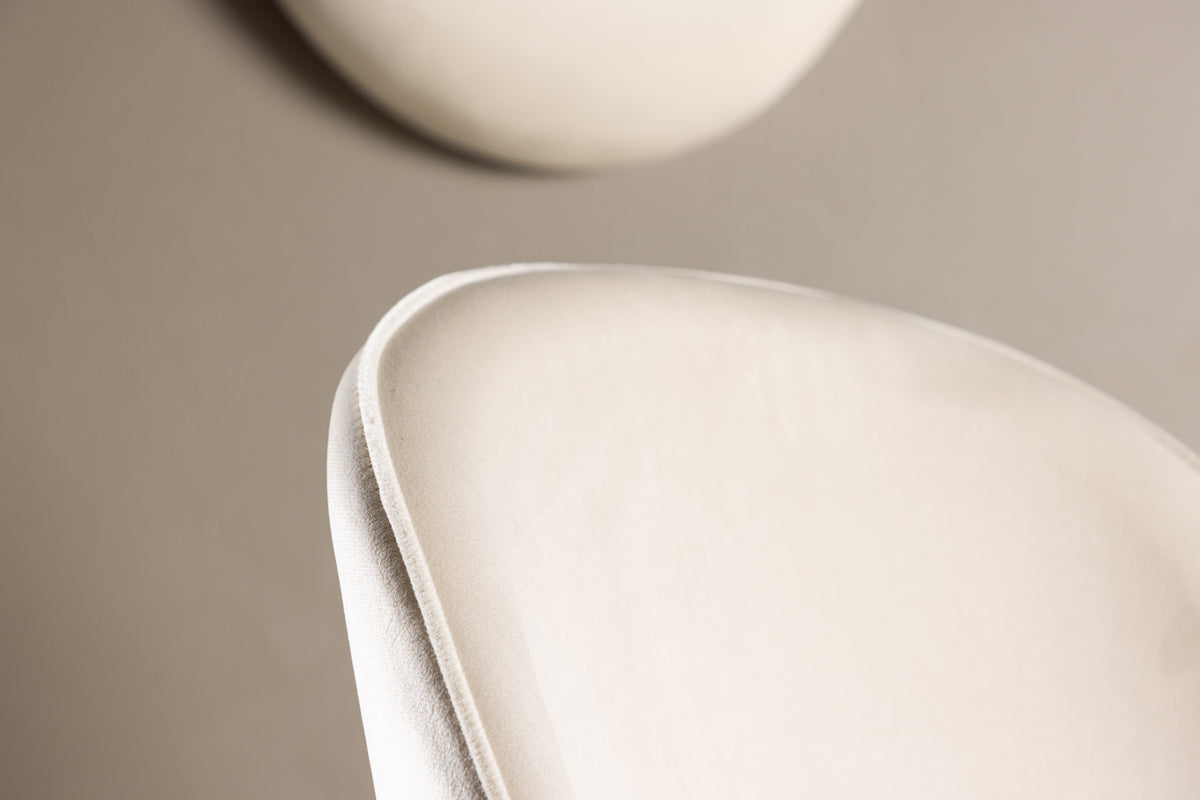 Venture Design Velvet Matstolar 2-pack Beige