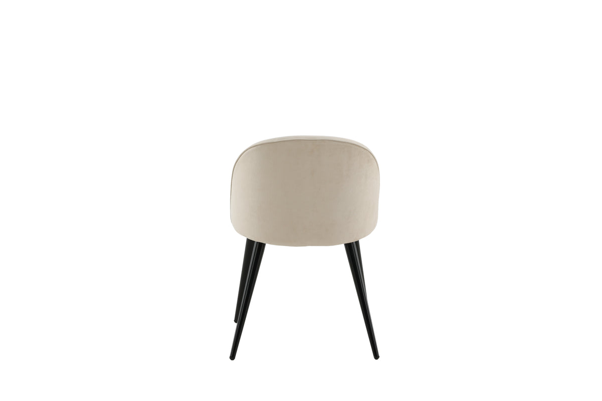 Venture Design Velvet Matstolar 2-pack Beige