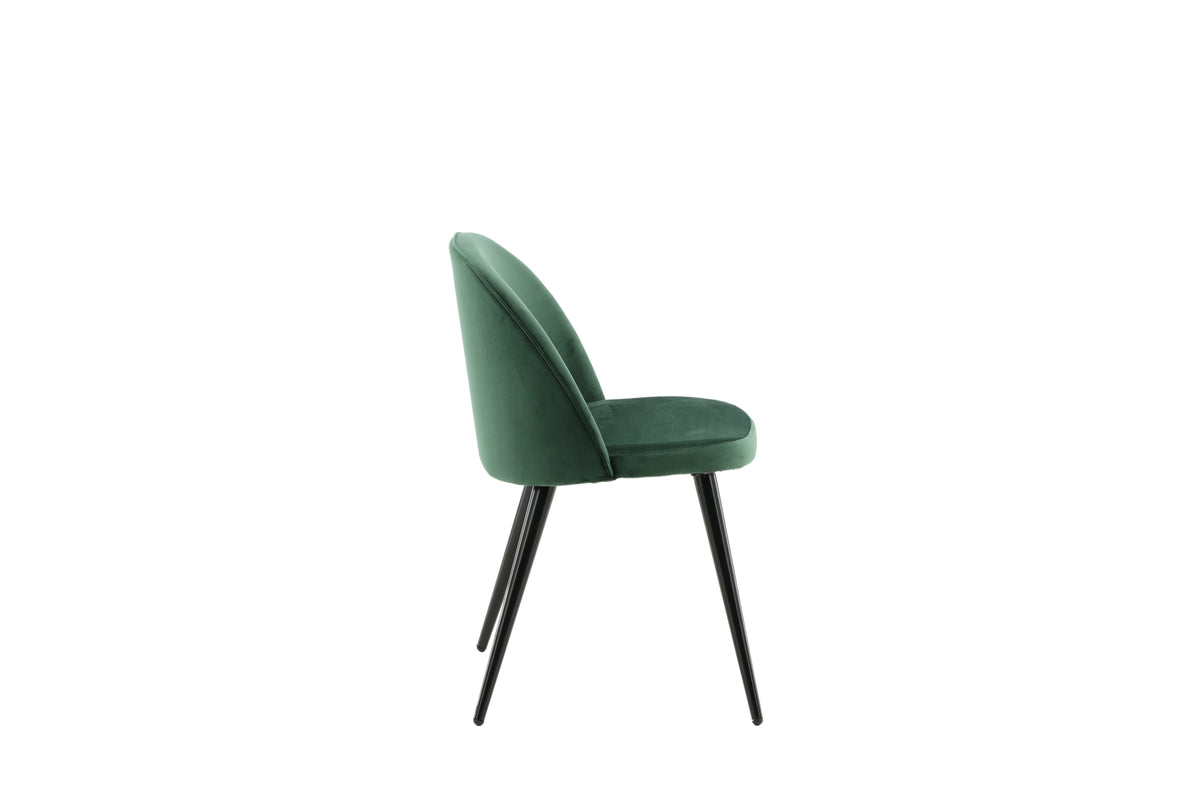 Venture Design Velvet Matstolar 2-pack Grön