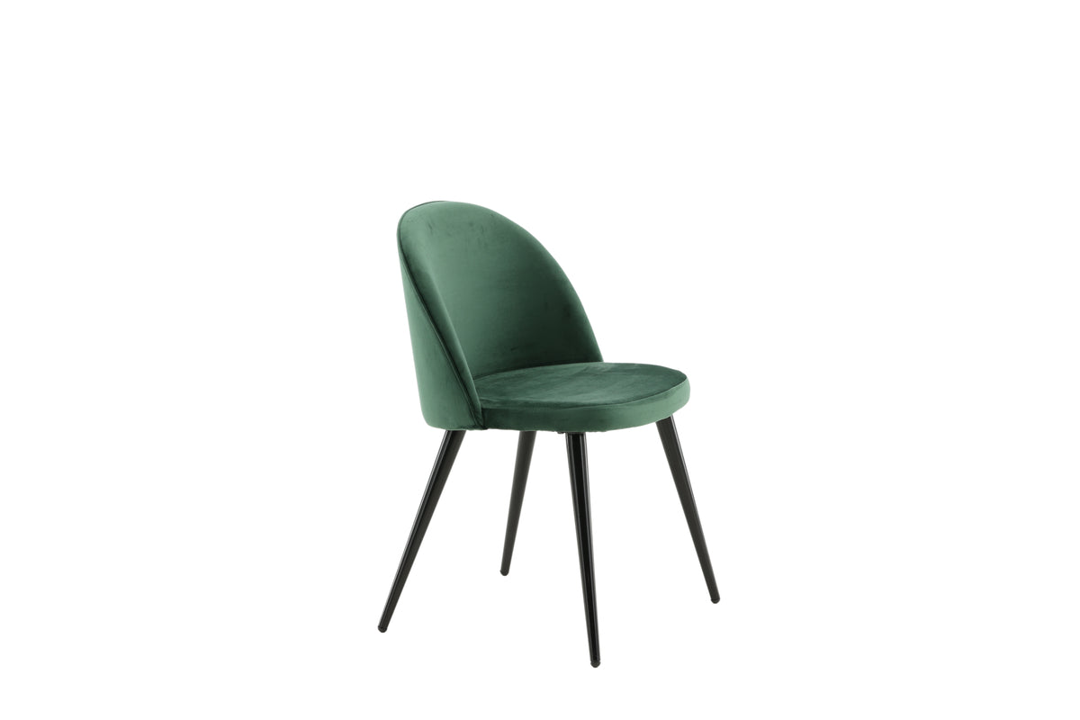 Venture Design Velvet Matstolar 2-pack Grön