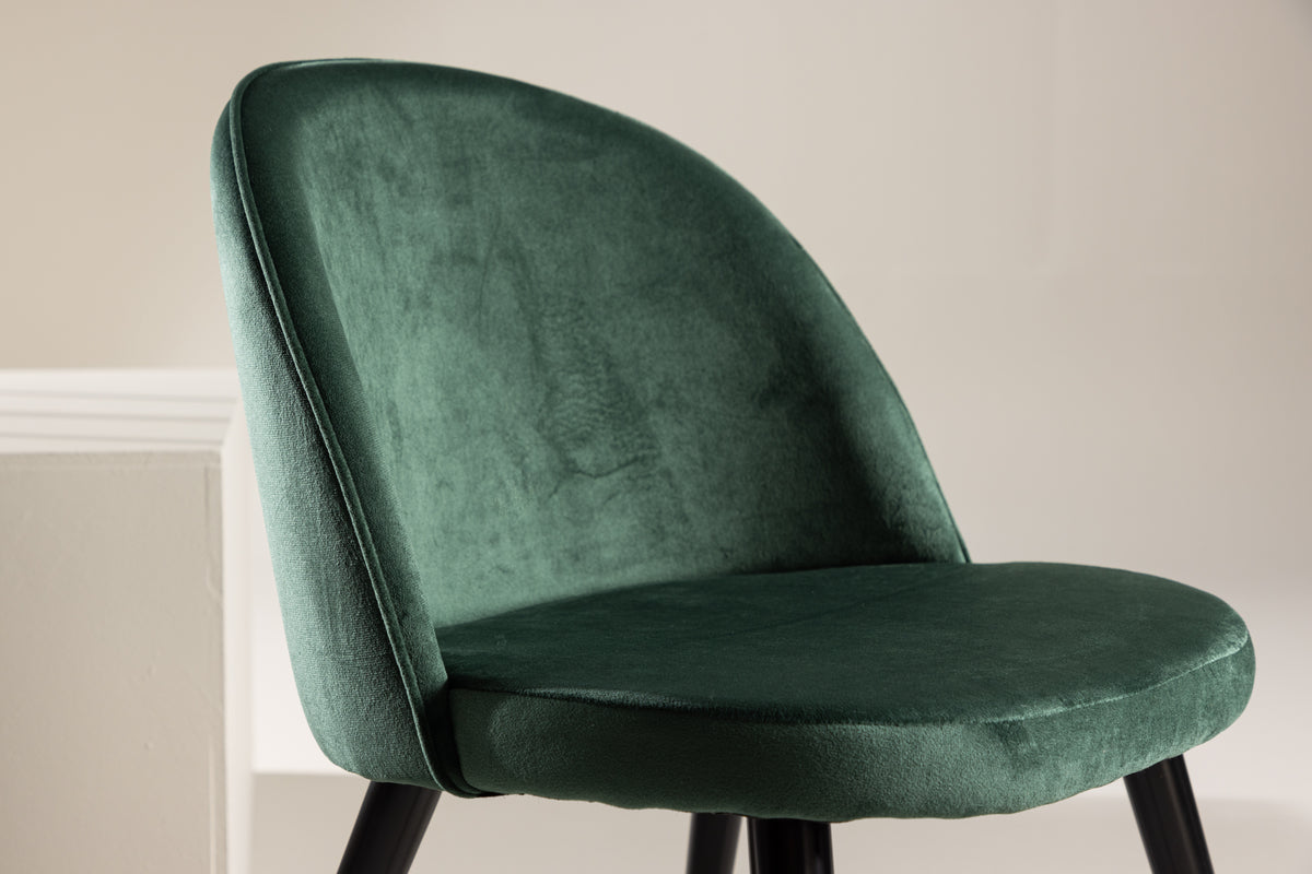 Venture Design Velvet Matstolar 2-pack Grön
