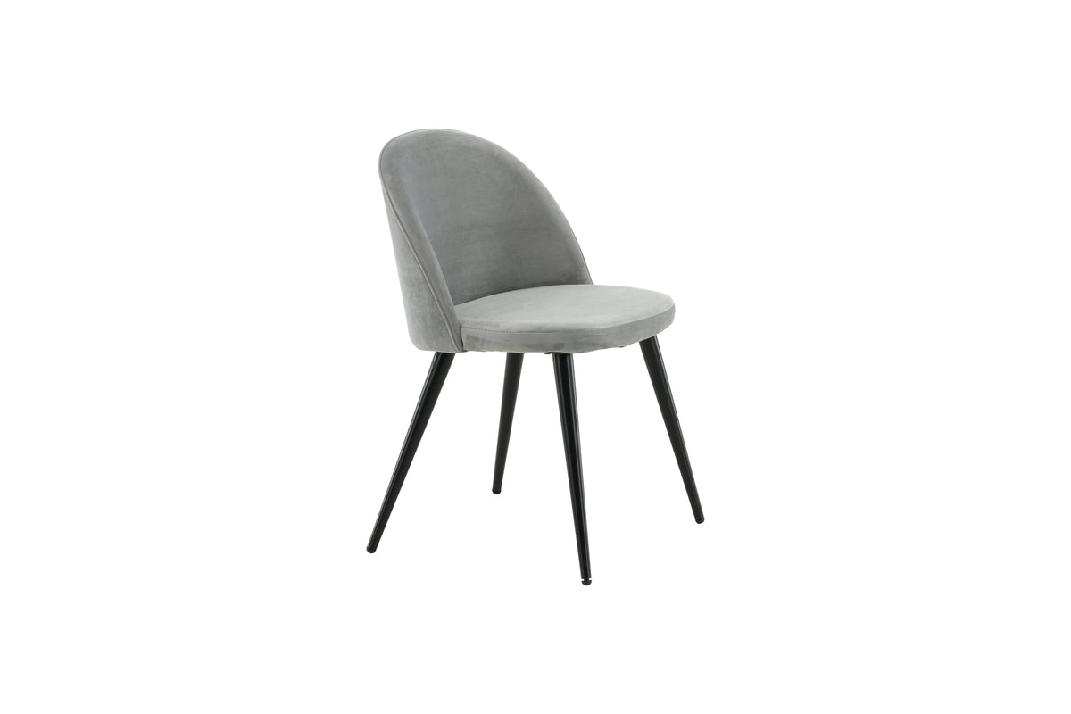 Venture Design Velvet Matstolar 2-pack Grå