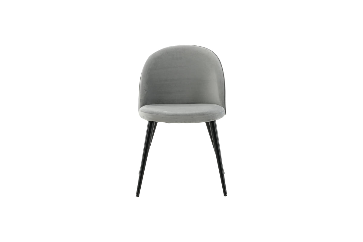 Venture Design Velvet Matstolar 2-pack Grå
