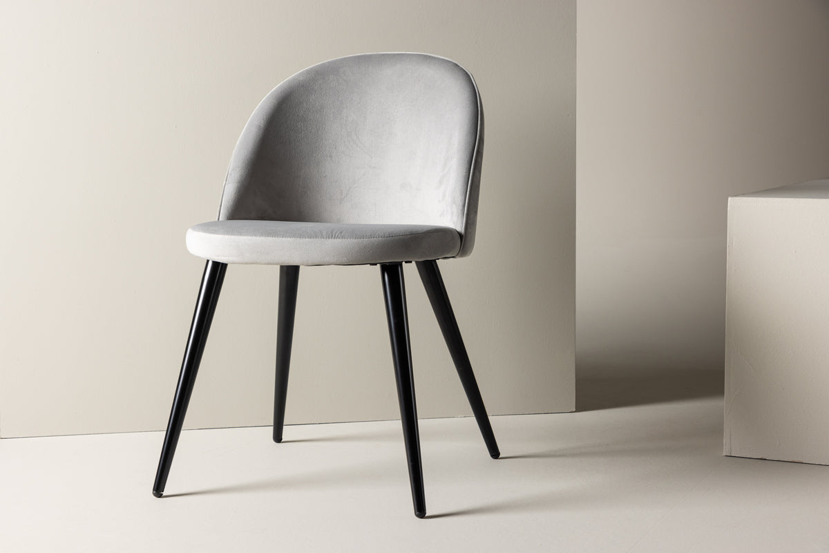 Venture Design Velvet Matstolar 2-pack Grå