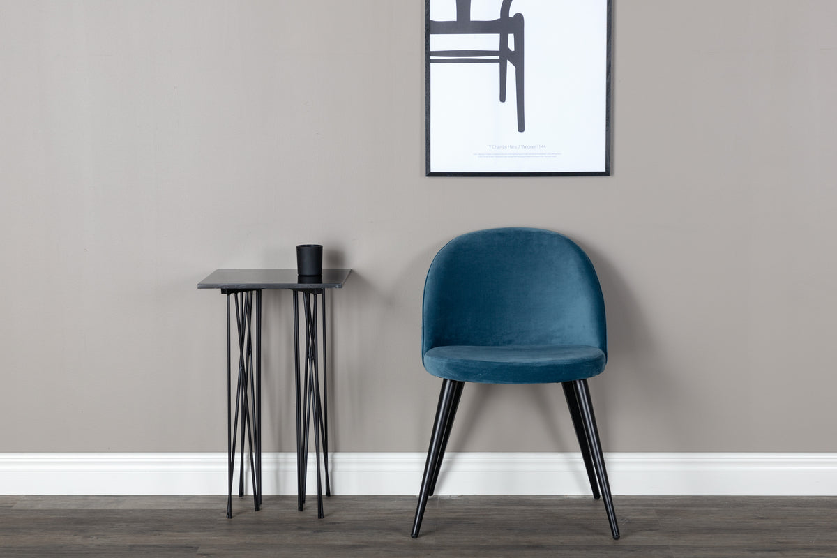 Venture Design Velvet Matstolar 2-pack Blå