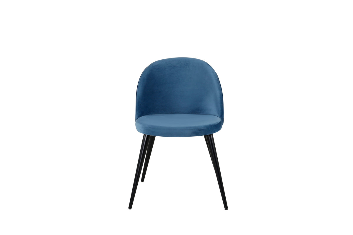 Venture Design Velvet Matstolar 2-pack Blå