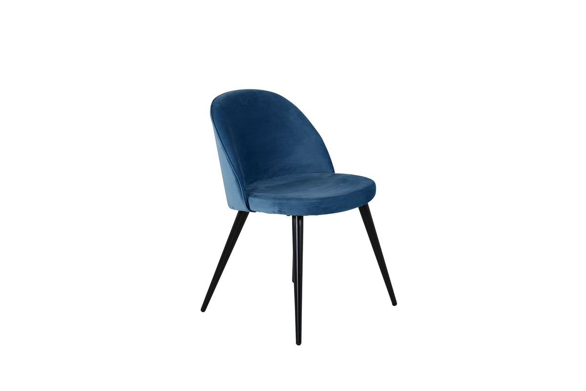 Venture Design Velvet Matstolar 2-pack Blå