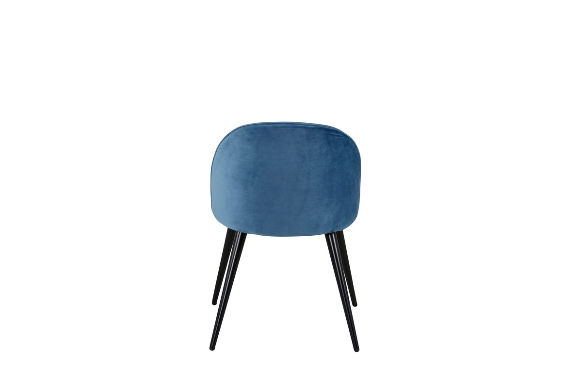 Venture Design Velvet Matstolar 2-pack Blå
