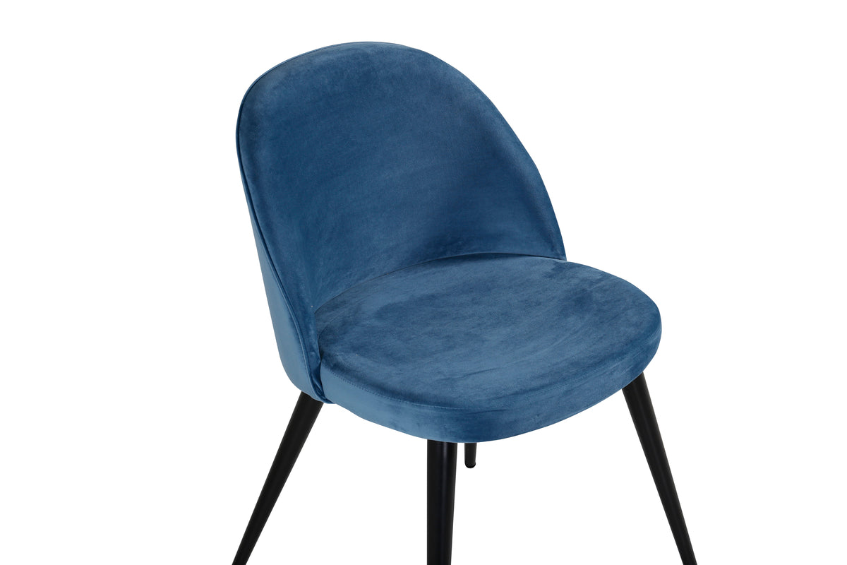 Venture Design Velvet Matstolar 2-pack Blå