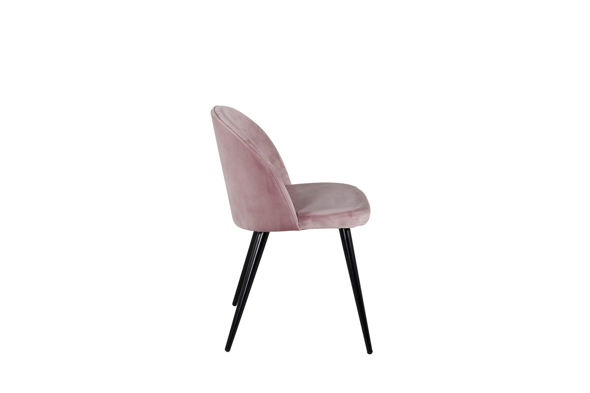 Venture Design Velvet Matstolar 2-pack Gammelrosa
