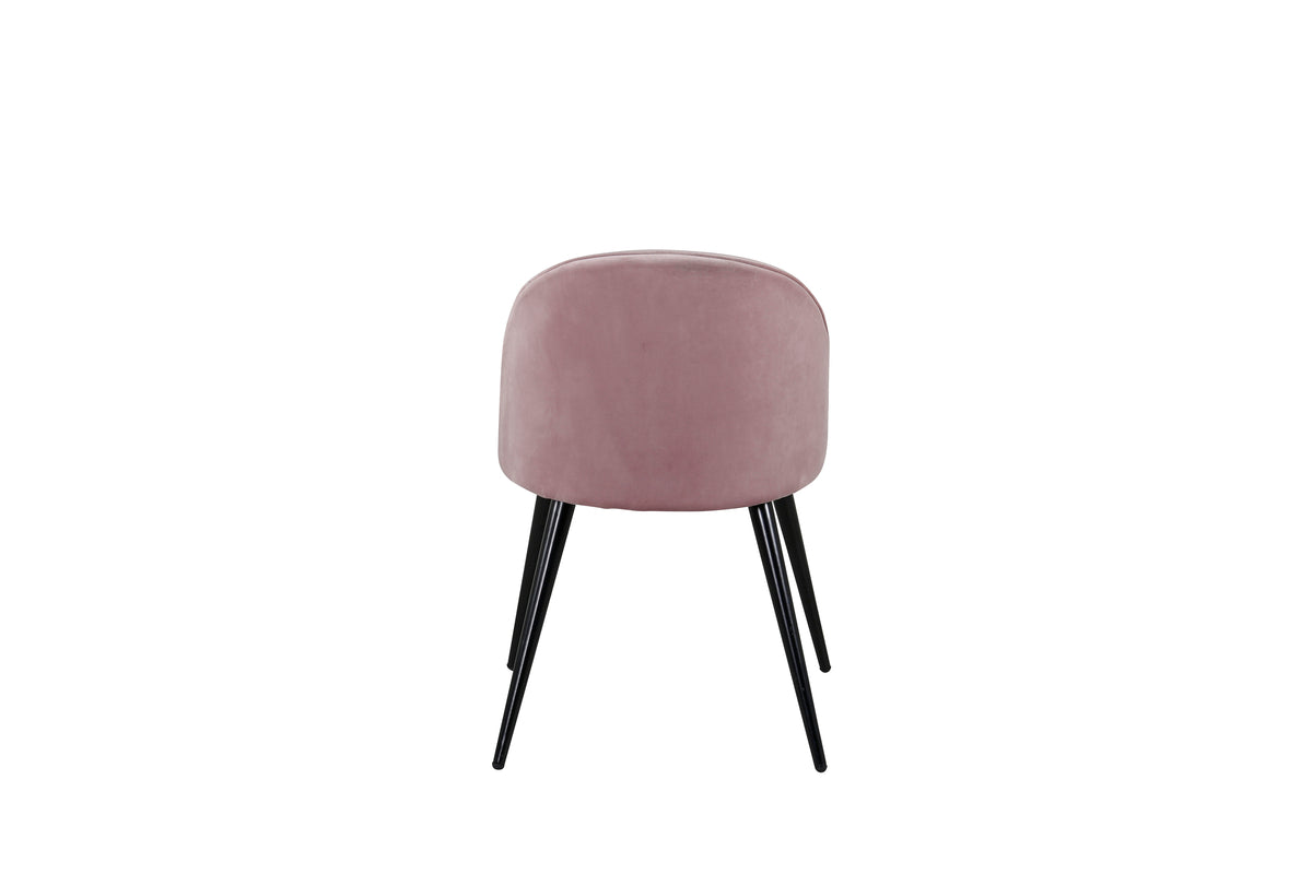 Venture Design Velvet Matstolar 2-pack Gammelrosa