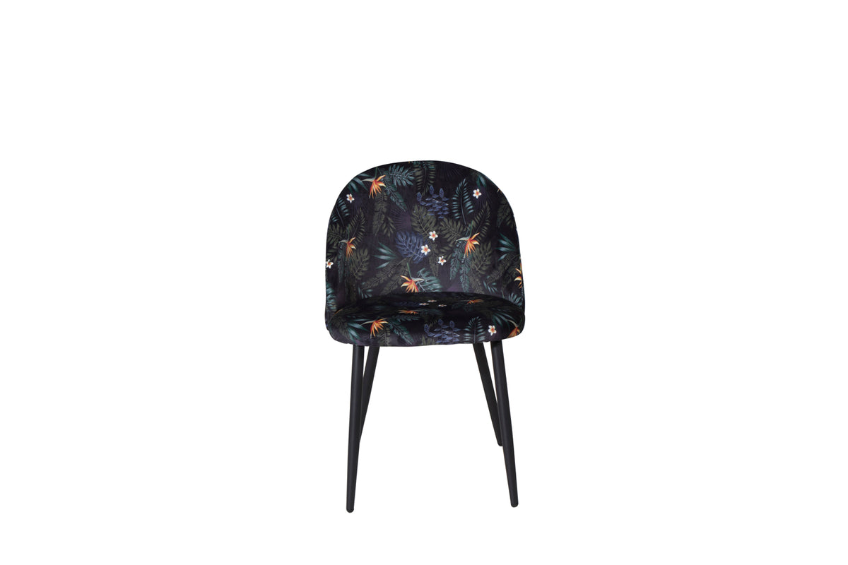 Venture Design Velvet Matstolar 2-pack Svart
