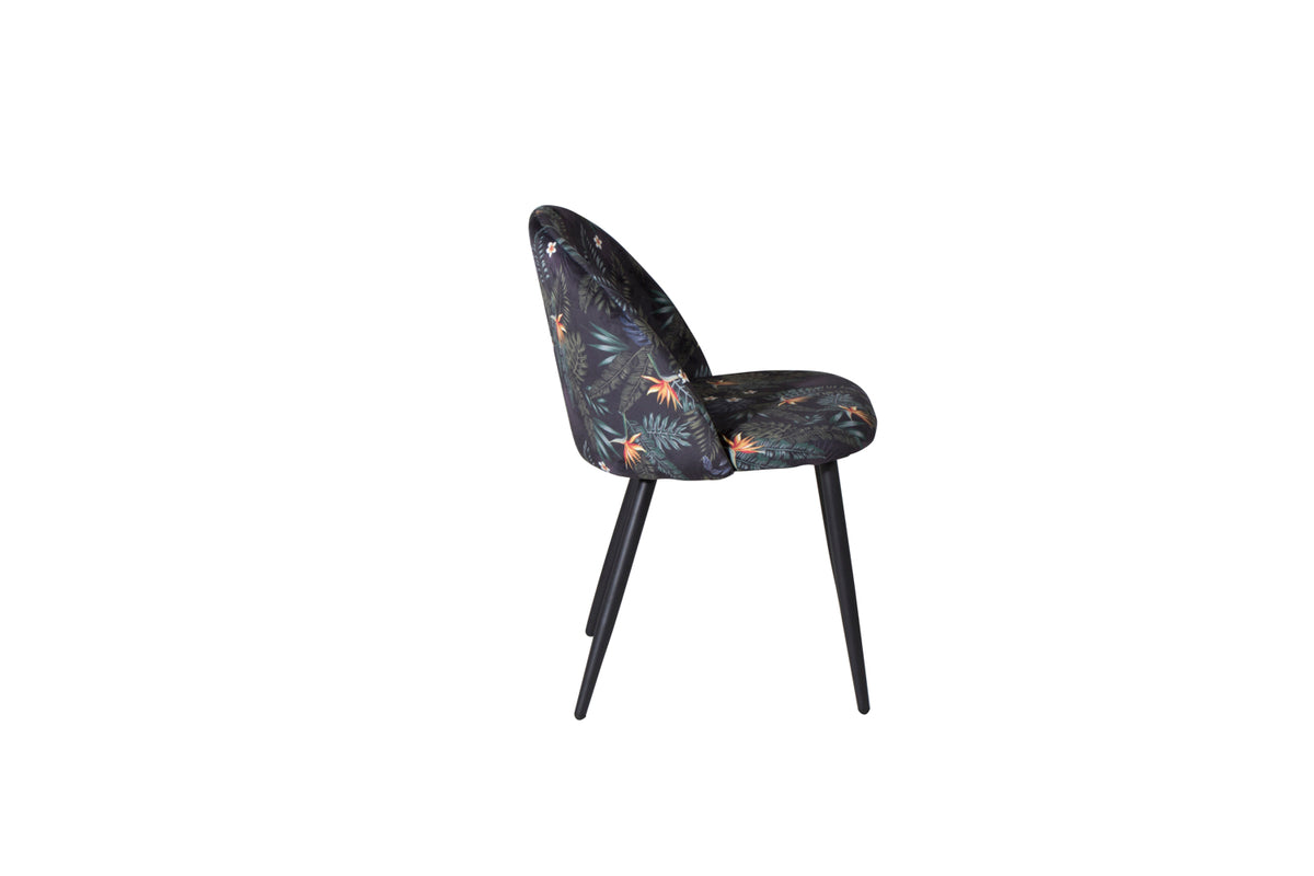 Venture Design Velvet Matstolar 2-pack Svart