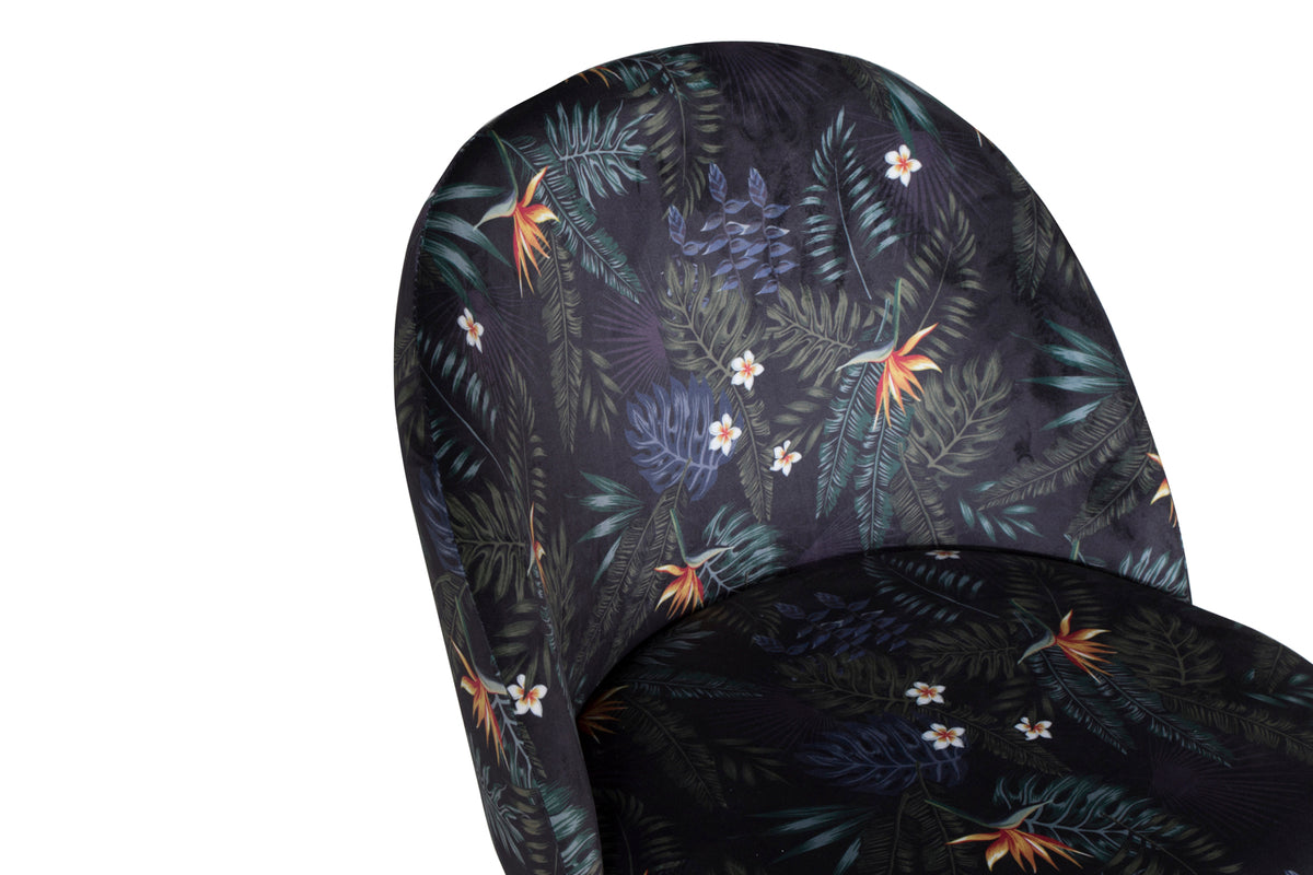 Venture Design Velvet Matstolar 2-pack Svart