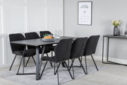 Venture Design Marina Rektangulära Matbord 180 x 90 Svart