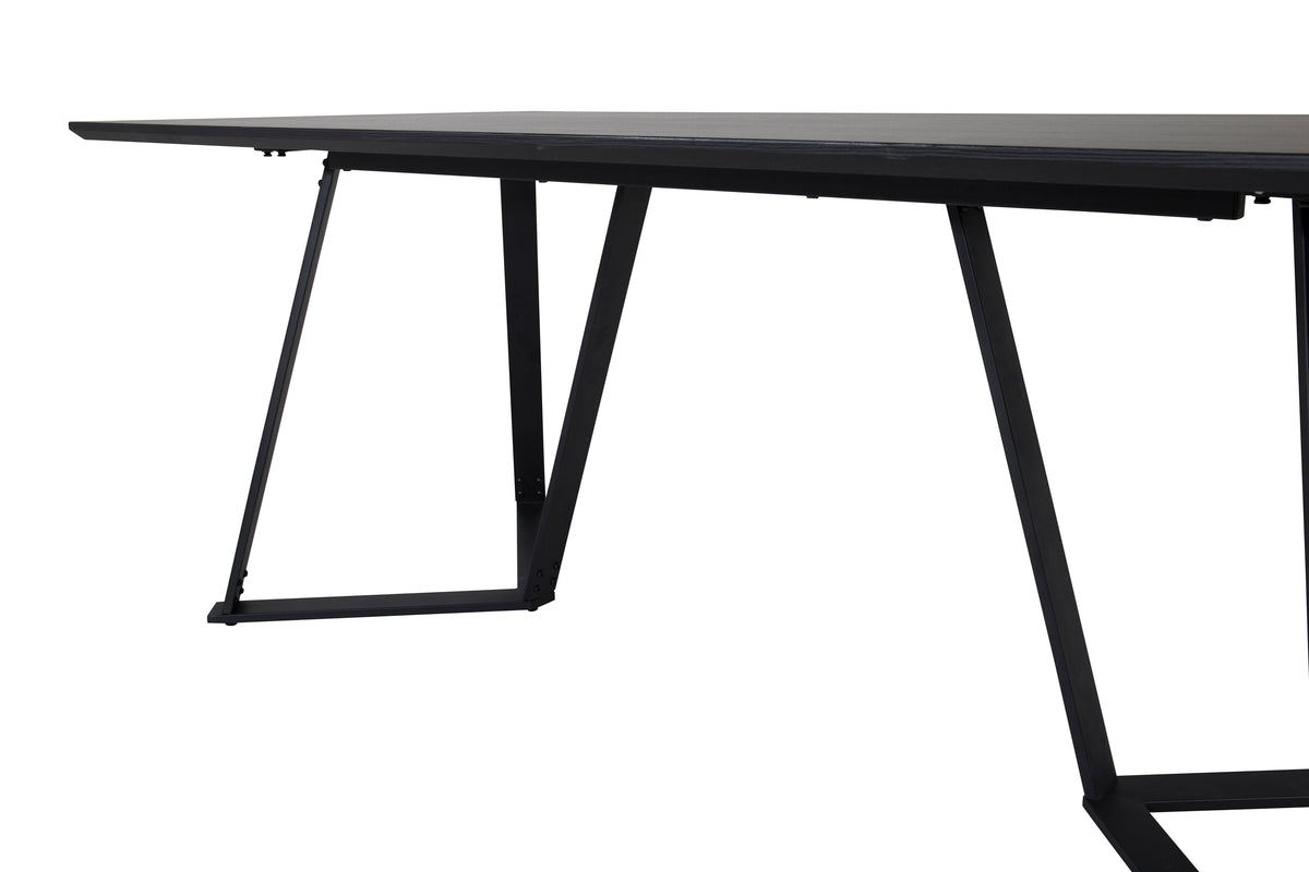 Venture Design Marina Rektangulära Matbord 180 x 90 Svart
