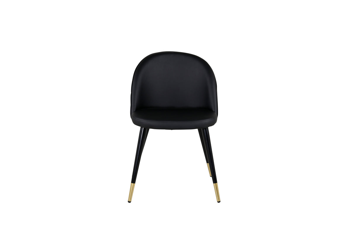 Venture Design Velvet Matstolar 2-pack Svart