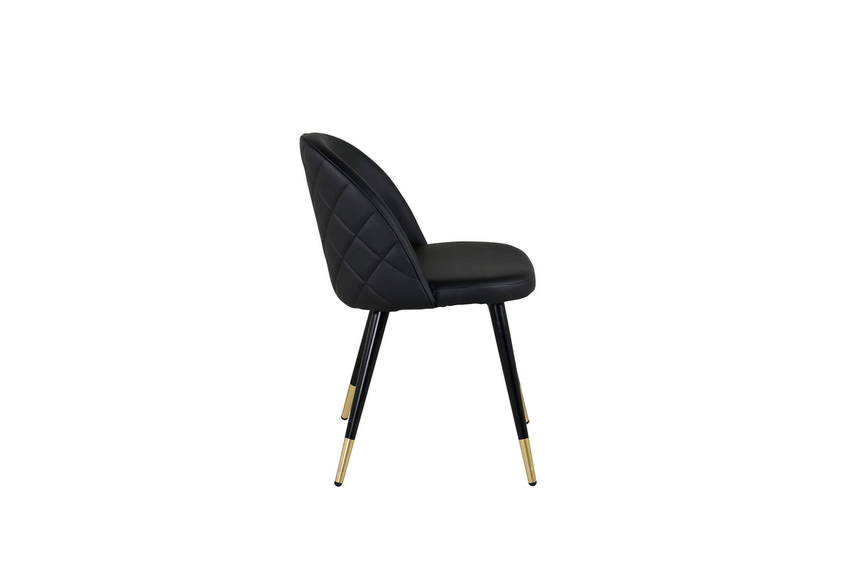 Venture Design Velvet Matstolar 2-pack Svart
