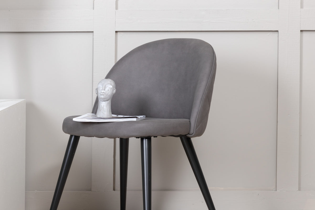 Venture Design Velvet Matstolar 2-pack Grå