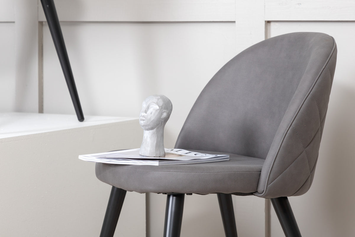 Venture Design Velvet Matstolar 2-pack Grå