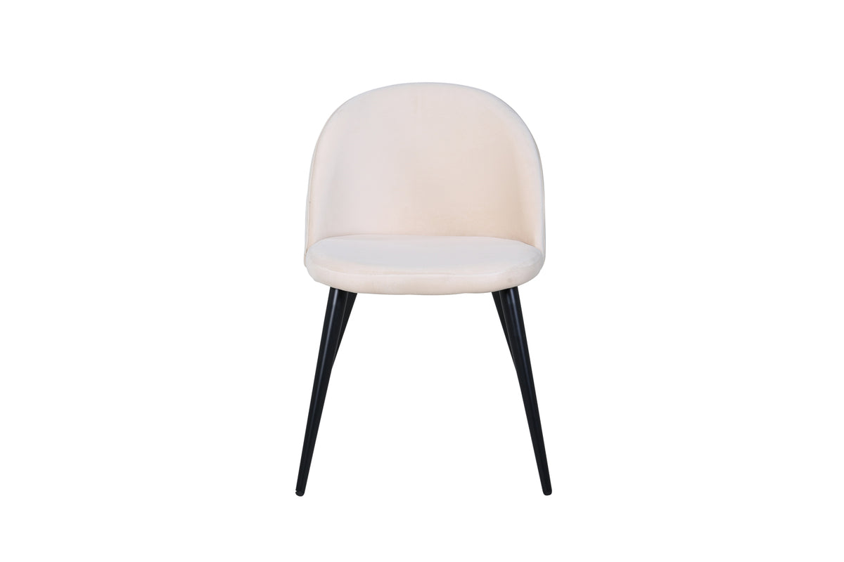 Venture Design Velvet Matstolar 2-pack Beige