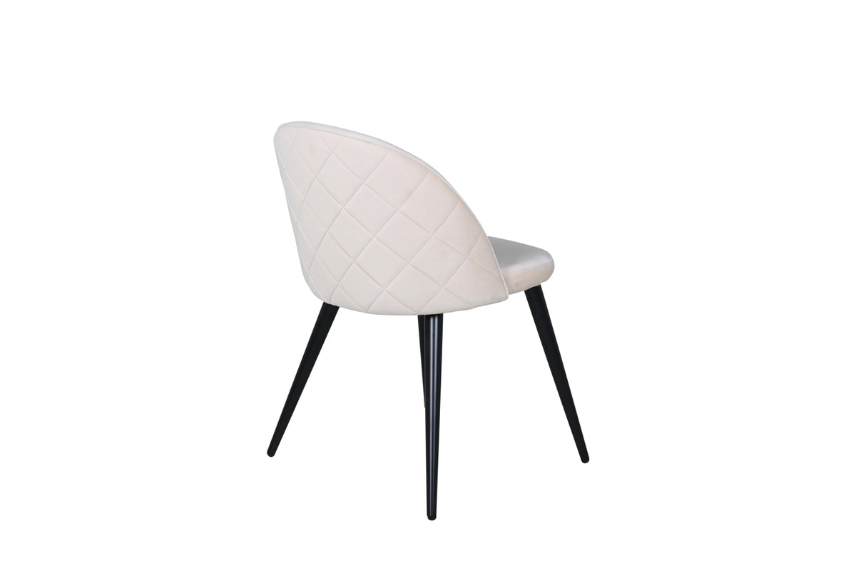 Venture Design Velvet Matstolar 2-pack Beige