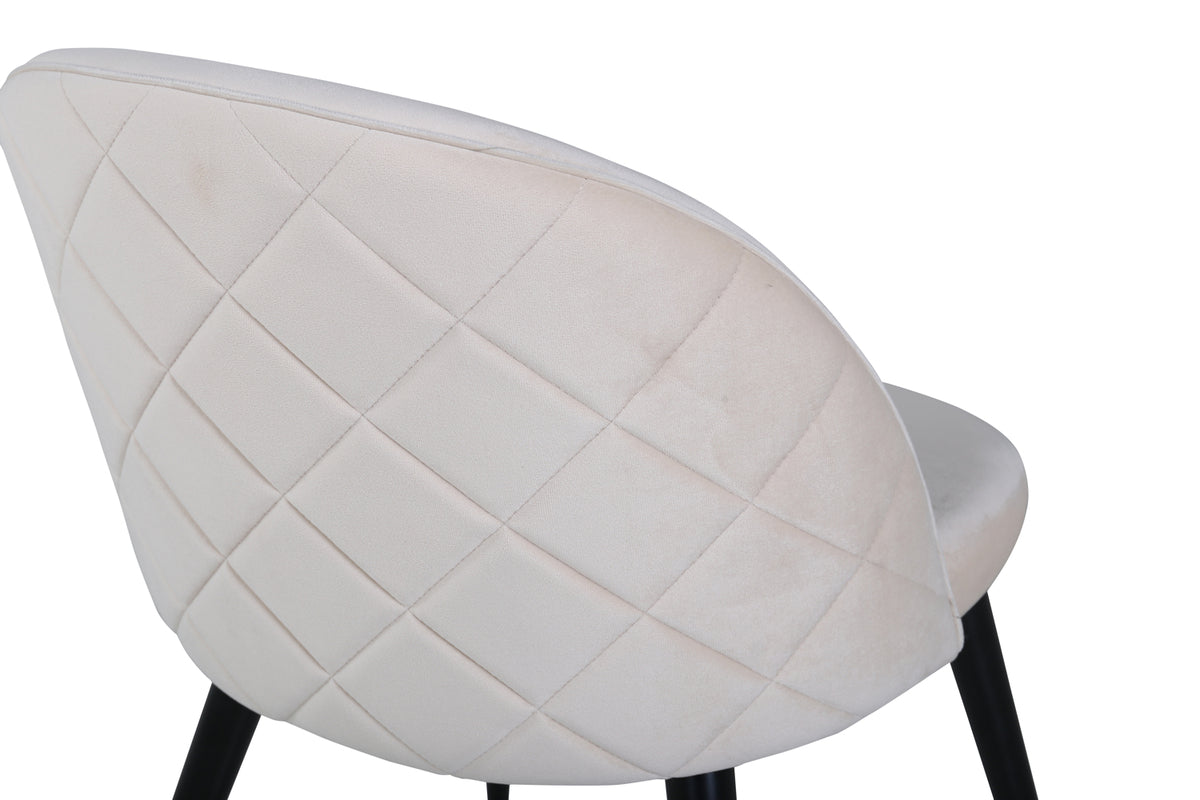 Venture Design Velvet Matstolar 2-pack Beige