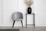 Venture Design Velvet Matstolar 2-pack Grå