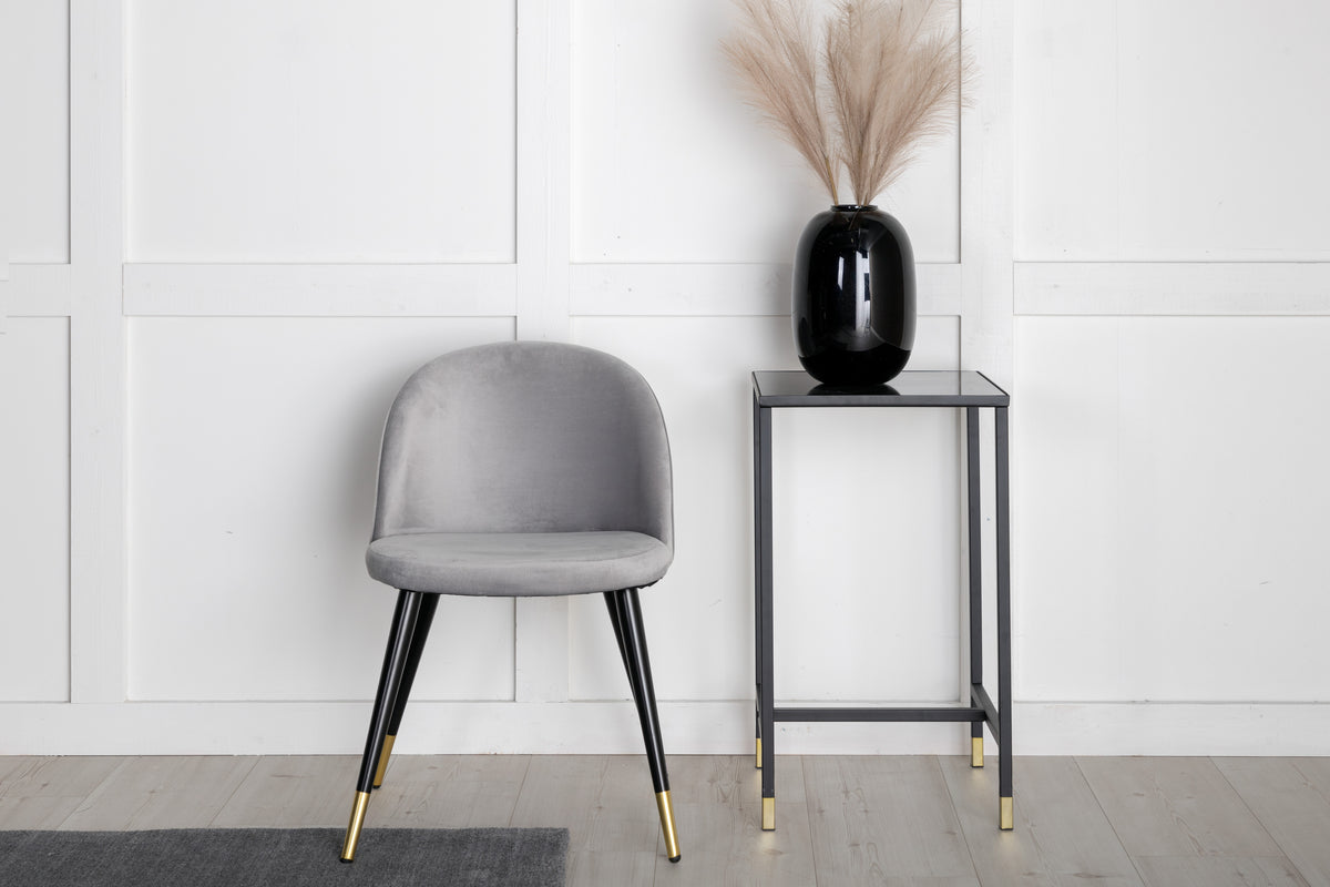 Venture Design Velvet Matstolar 2-pack Grå