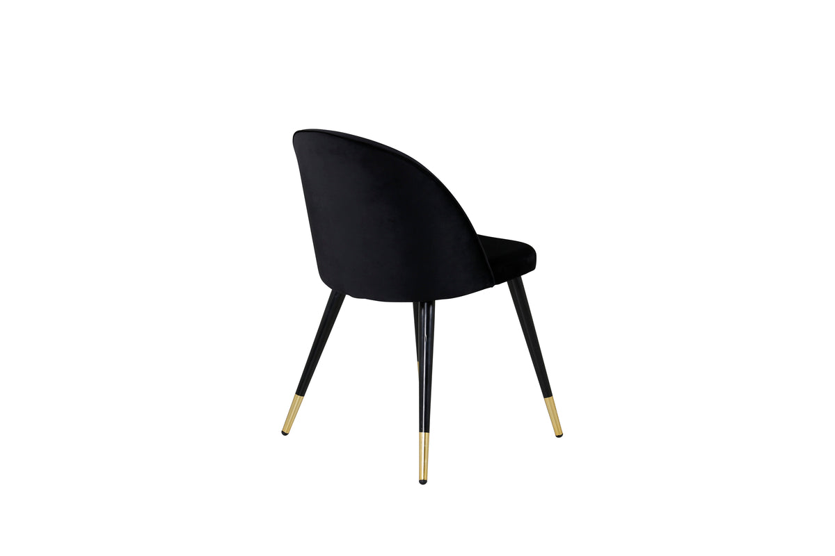 Venture Design Velvet Matstolar 2-pack Svart