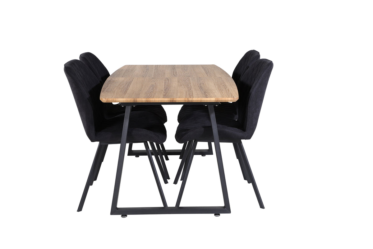 Venture Design Inca Rektangulära Matbord 160 x 85 Valnöt