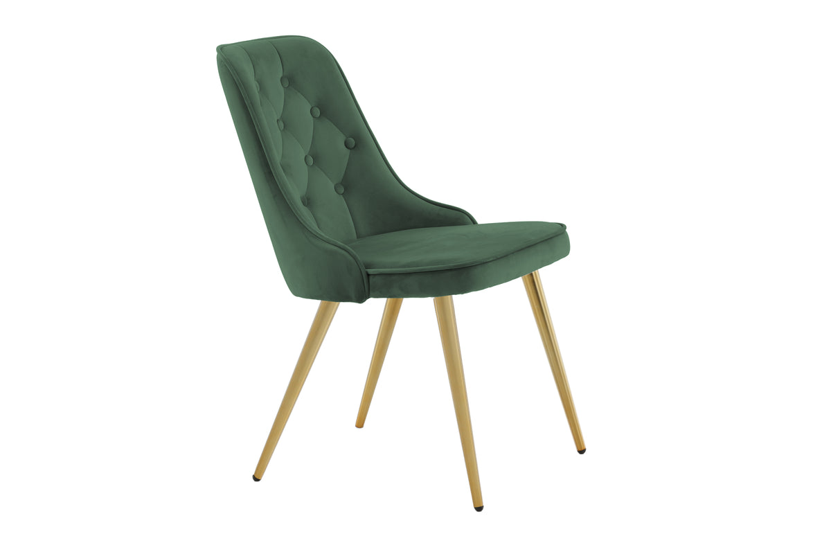 Venture Design Velvet Deluxe Matstolar 2-pack Grön