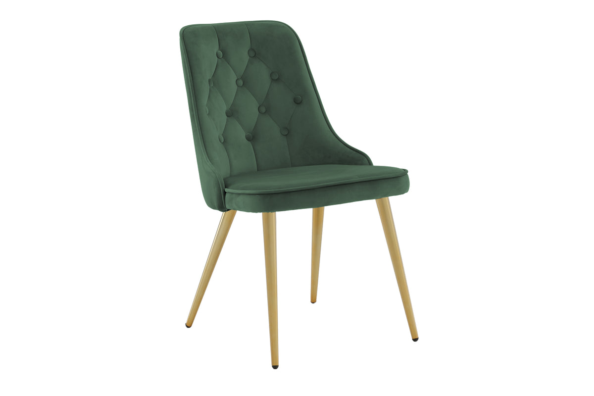 Venture Design Velvet Deluxe Matstolar 2-pack Grön