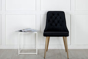 Venture Design Velvet Deluxe Matstolar 2-pack Svart