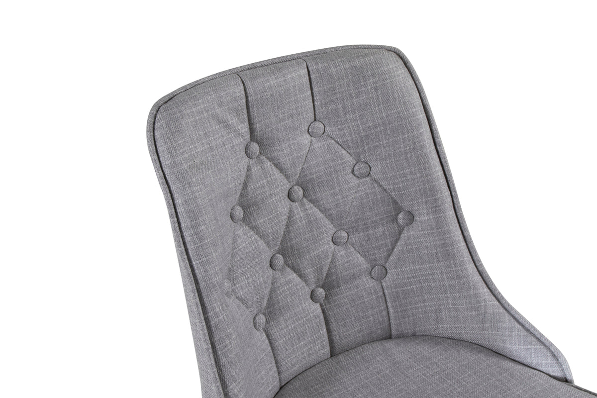 Venture Design Velvet Deluxe Matstolar 2-pack Grå