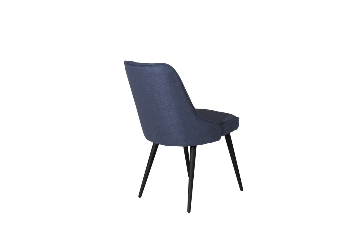 Venture Design Velvet Deluxe Matstolar 2-pack Blå