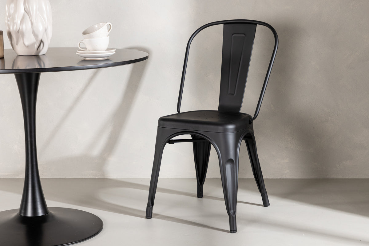 Venture Design Tempe Matstolar 4-pack Svart