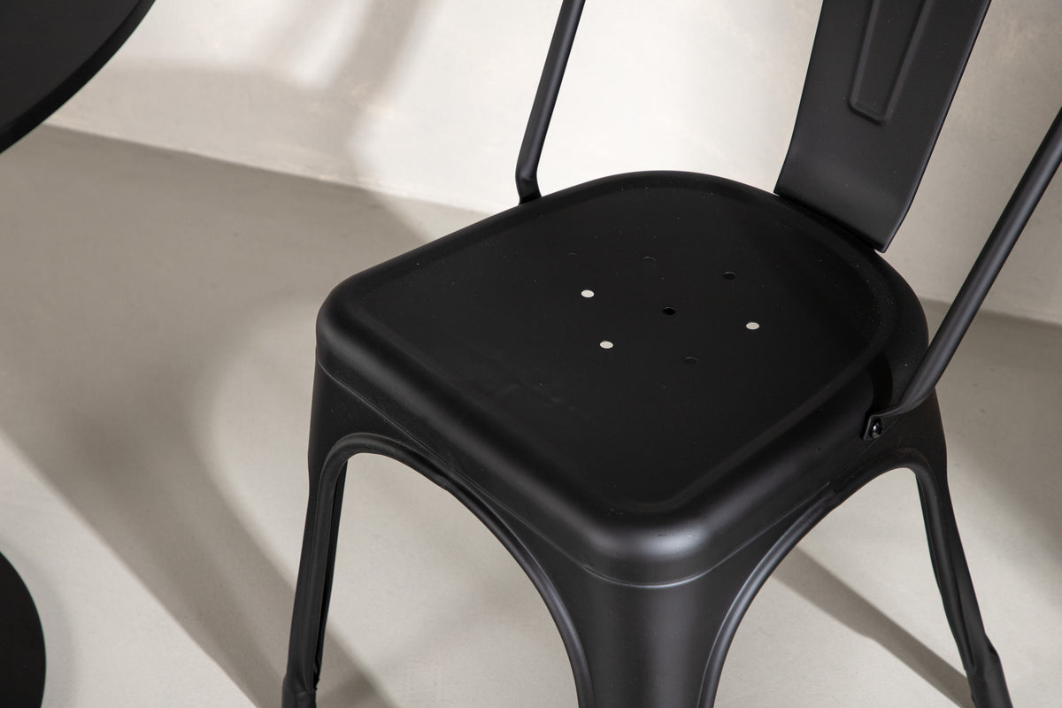 Venture Design Tempe Matstolar 4-pack Svart